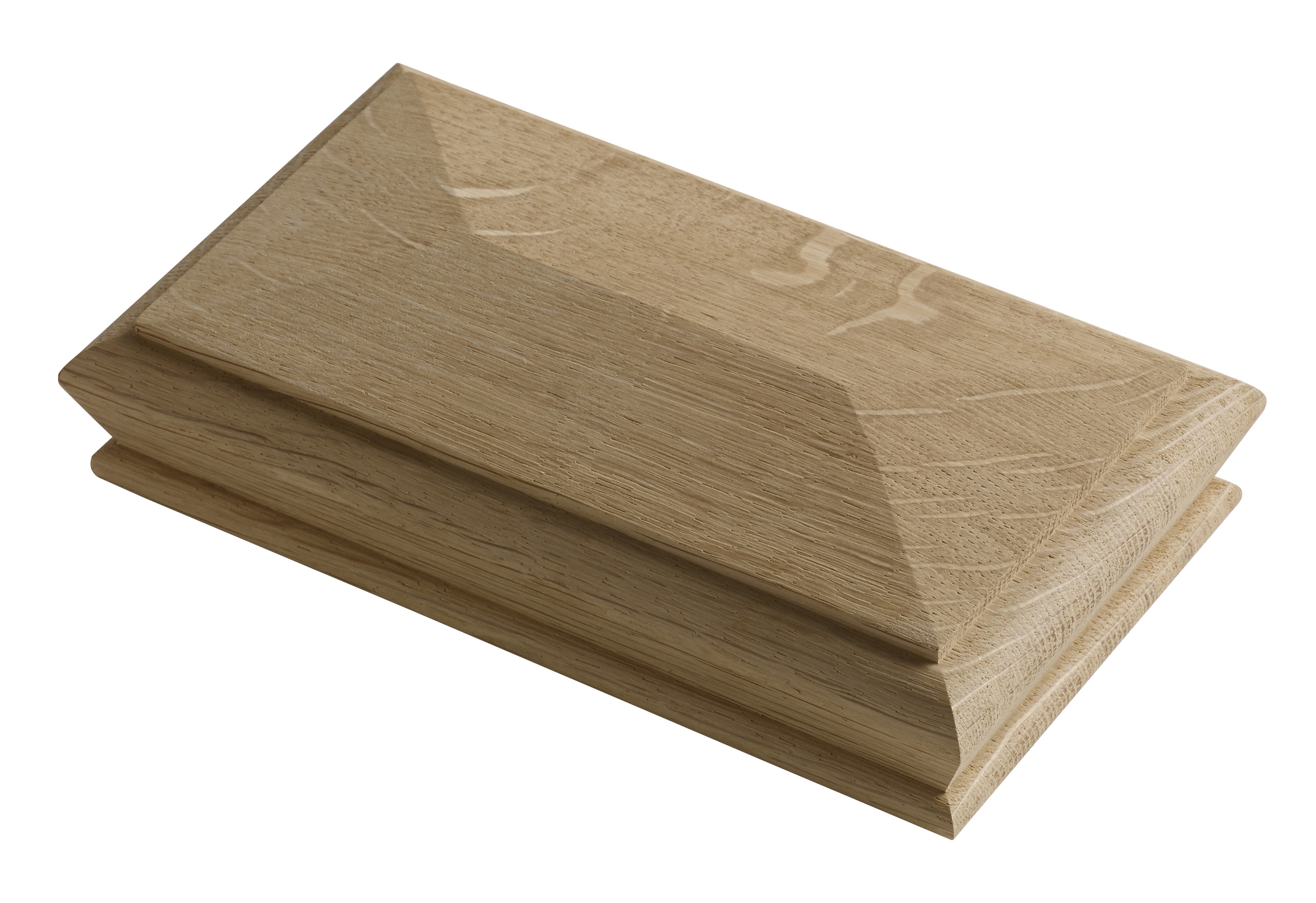 Richard Burbidge WONC7D White Oak Double Pyramid Cap 210 x 120 x 50mm