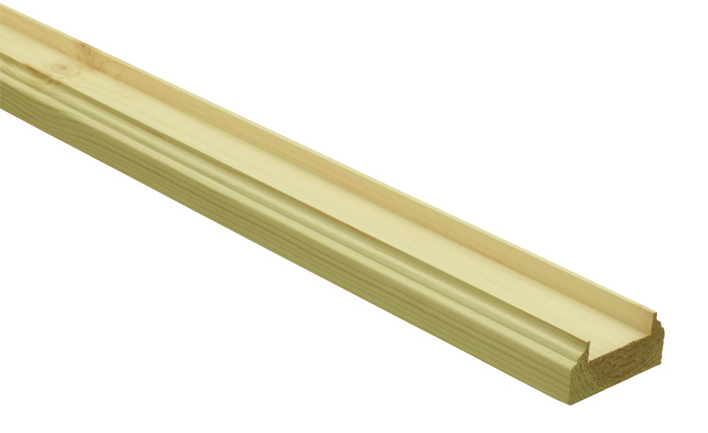Richard Burbidge Trademark Pine Baserail for 2400/32mm [BR2400/32PS]