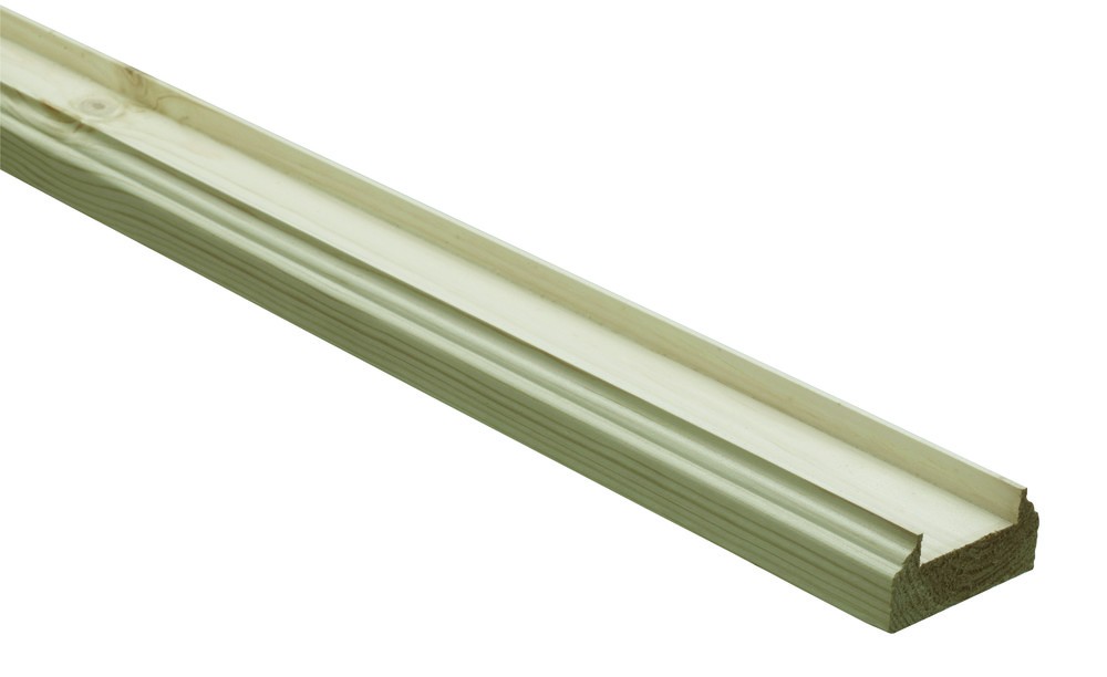 Richard Burbidge Trademark Pine Baserail for 2400/41mm [BR2400/41PS]