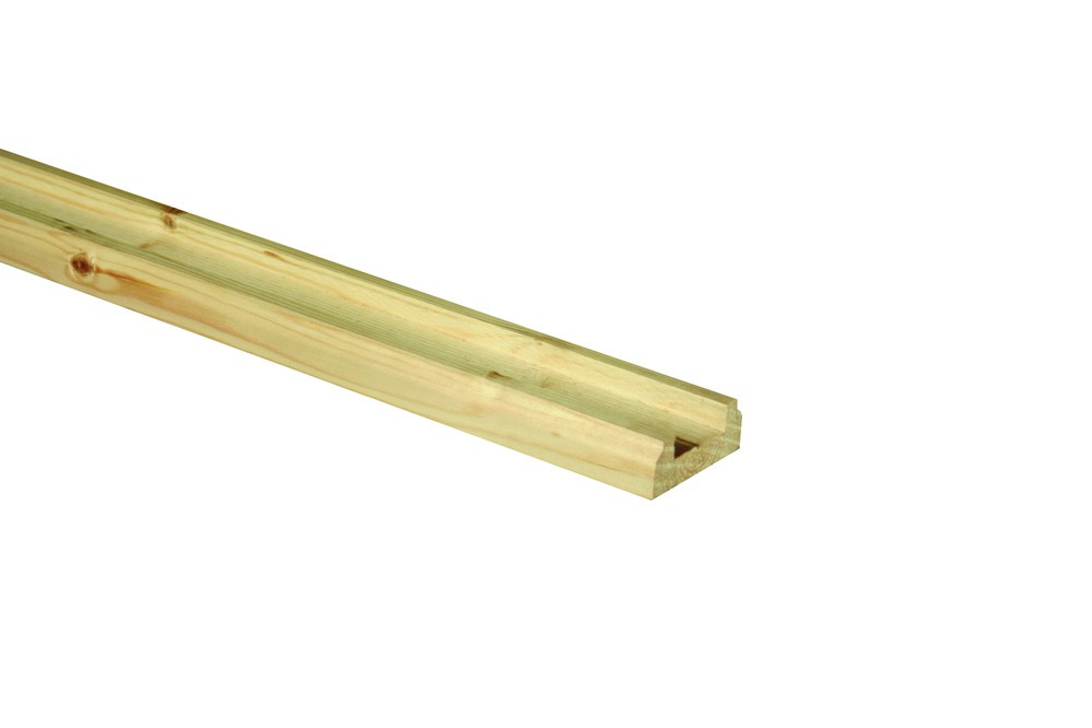 Richard Burbidge Hallmark Pine Baserail for 32mm Spindles 3.6m [BR3600/32P]