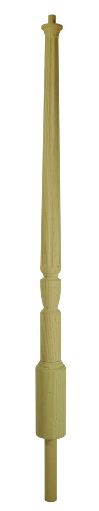 Richard Burbidge Classic White Oak Fluted Continuous Handrail Newel Turning 890mm [CWOFNT-V]