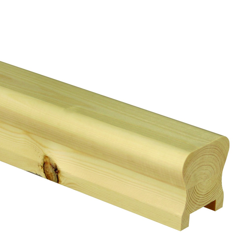 Richard Burbidge Trademark Pine Handrail Heavy Duty 2400/32mm [HDR2400/32P]