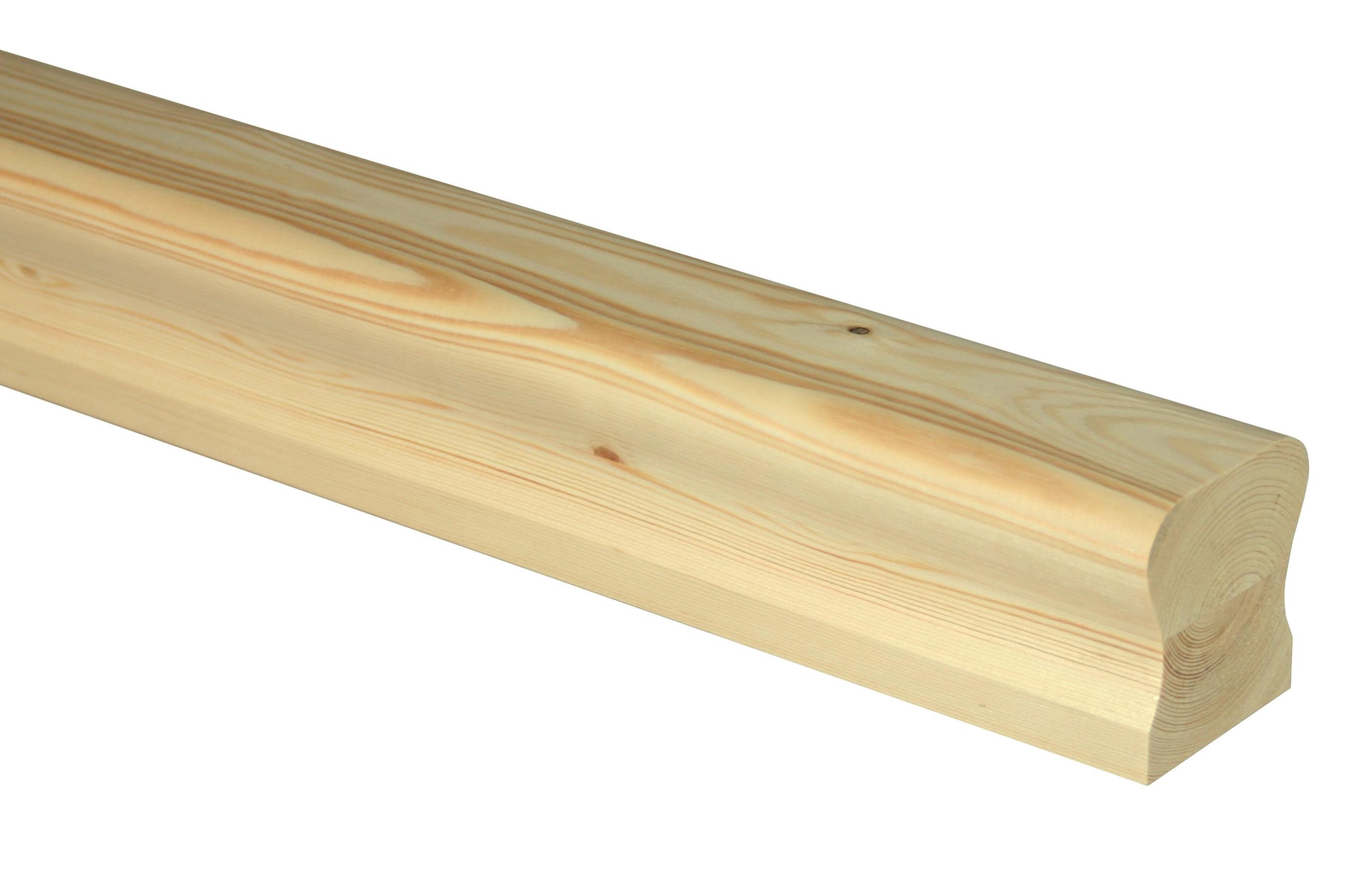 Richard Burbidge Trademark Pine Ungrooved Handrail 2400mm [HDR2400P]