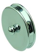 Richard Burbidge RHR01S Handrail Metal End Caps (Pack 2) - Silver effect 54mm