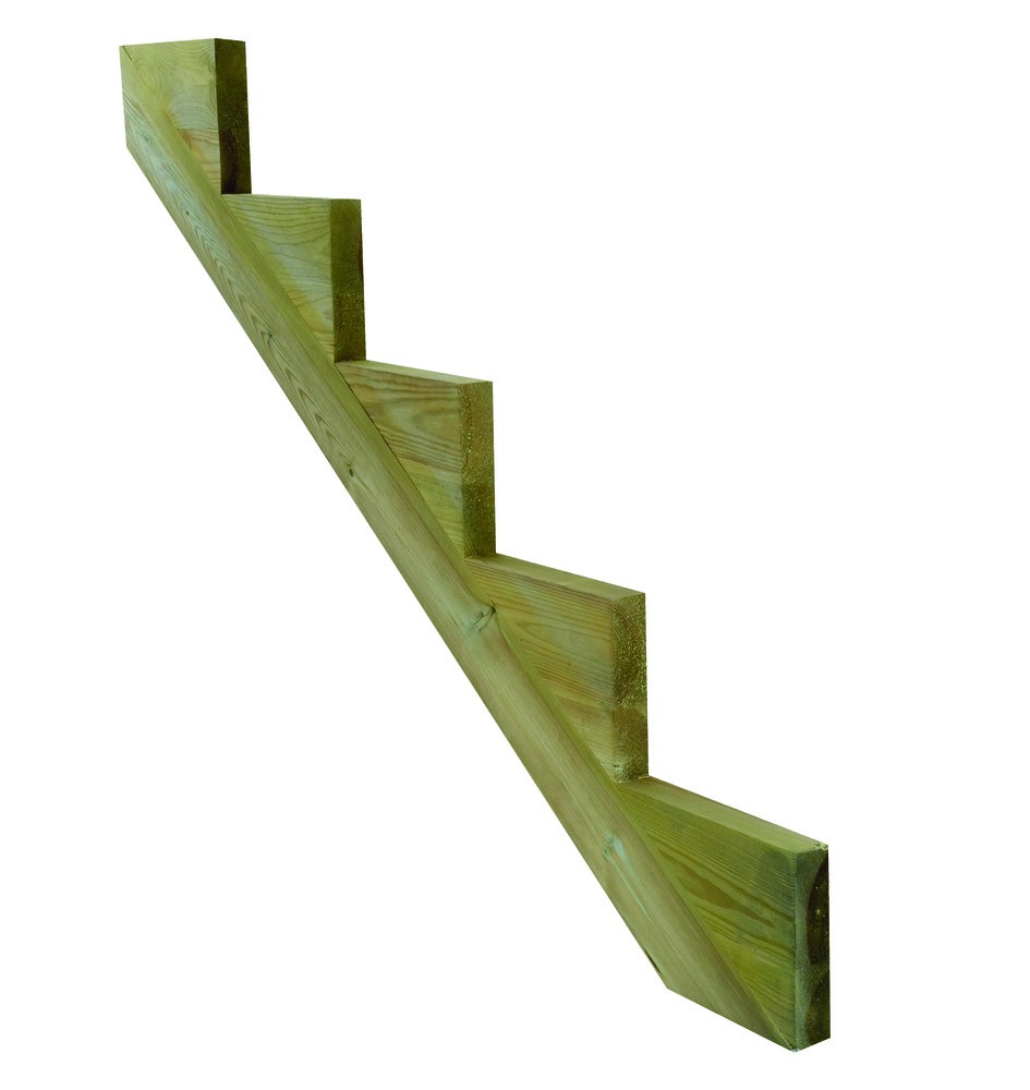Richard Burbidge Treated Softwood 35 degrees Cut String for 5 Steps - 950mm rise [LD403]