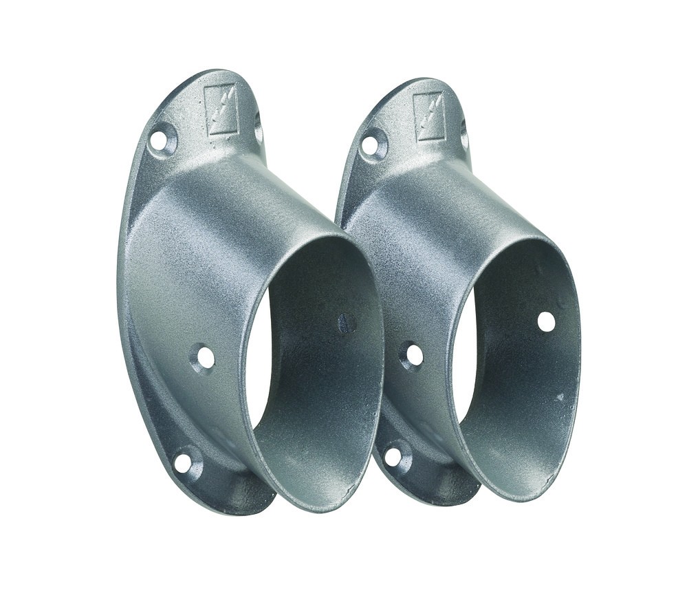 Richard Burbidge Contemporary Outdoor Rake Rail to Newel Bracket - Pack of 2 [LD558]