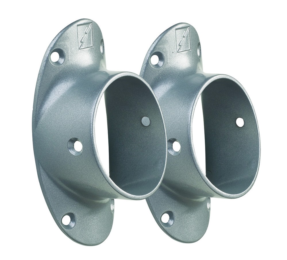 Richard Burbidge Contemporary Outdoor Landing Rail to Newel Bracket - Pack of 2 [LD559]