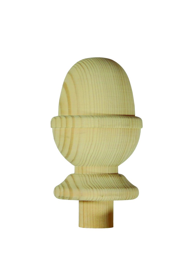 Richard Burbidge Hallmark Pine Newel Cap Acorn 82mm [NC3P]