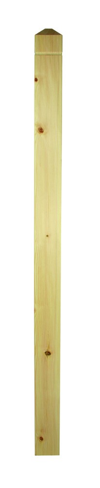 Richard Burbidge Hallmark Pine Complete Square Newel 82x1330mm [NP1]