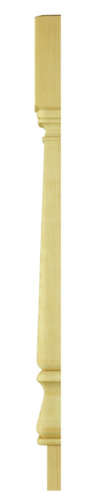 Richard Burbidge Trademark Pine Provincial Half Newel Turning 90x725mm [PNT160PHALF]