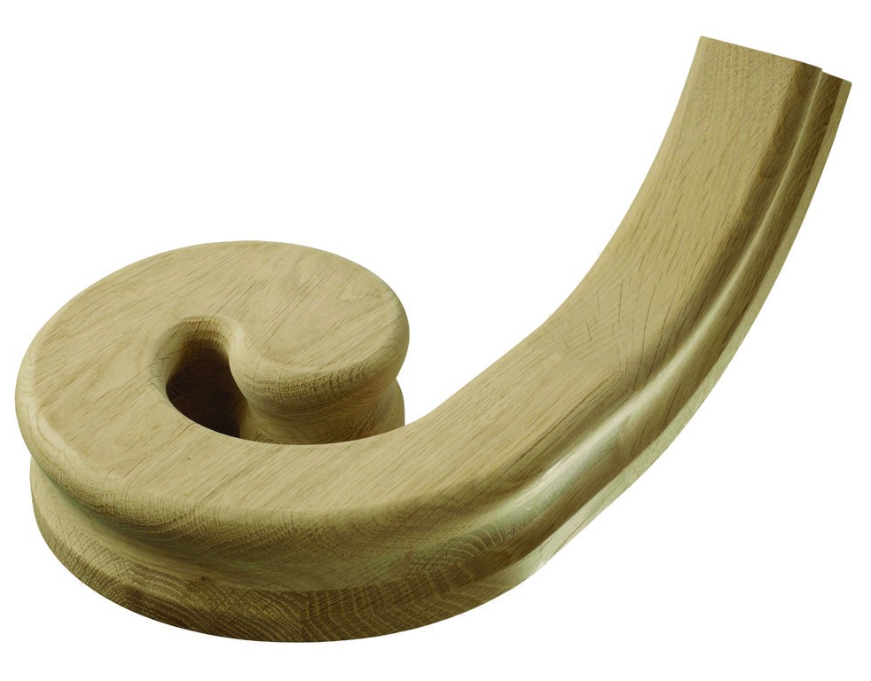 Richard Burbidge Trademark White Oak Volute - Left Hand [WOVL-LH]