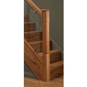 Staircase with repaired Newel