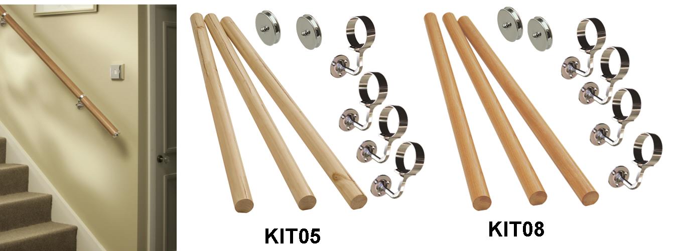 Boxed handrail range