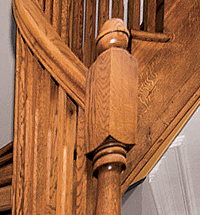 Wooden stairs