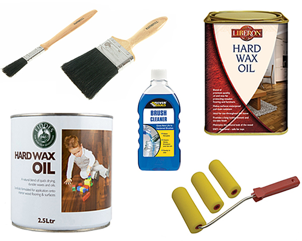 Hard wax oil and accessories