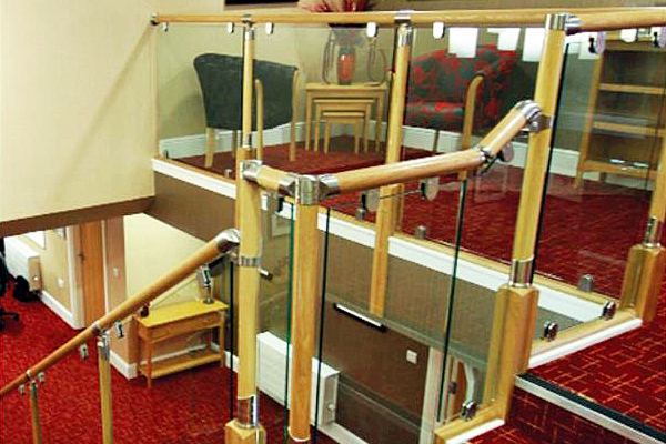Fusion commercial staircase