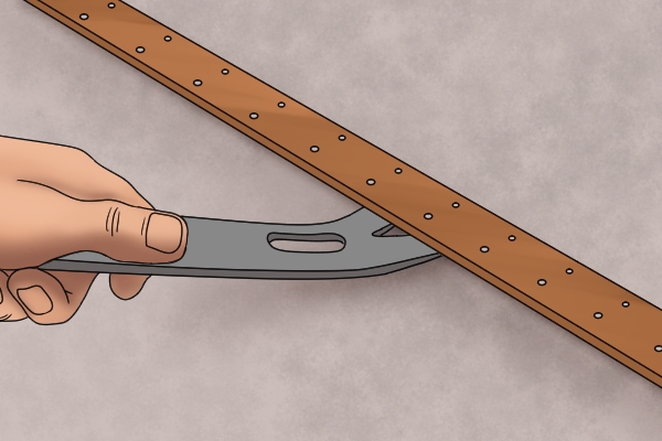 Remove tack strips