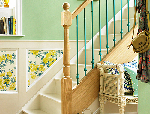 Painted stairs