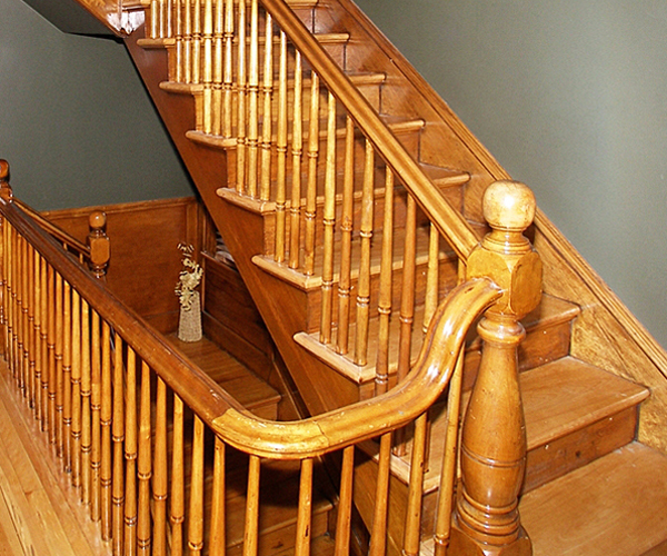 Wooden stairs