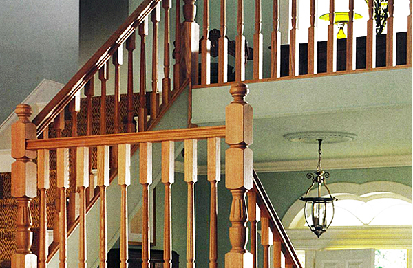 Wooden stairs