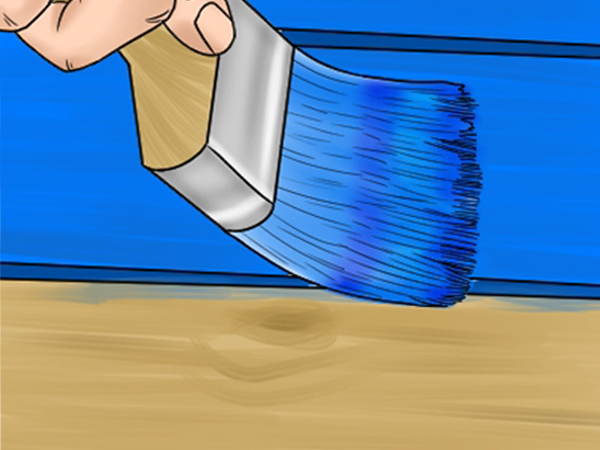 Painting wood
