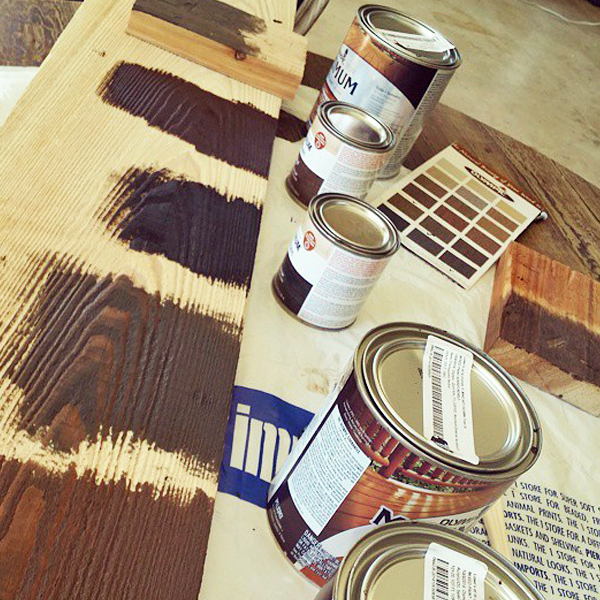 Woodstain pots