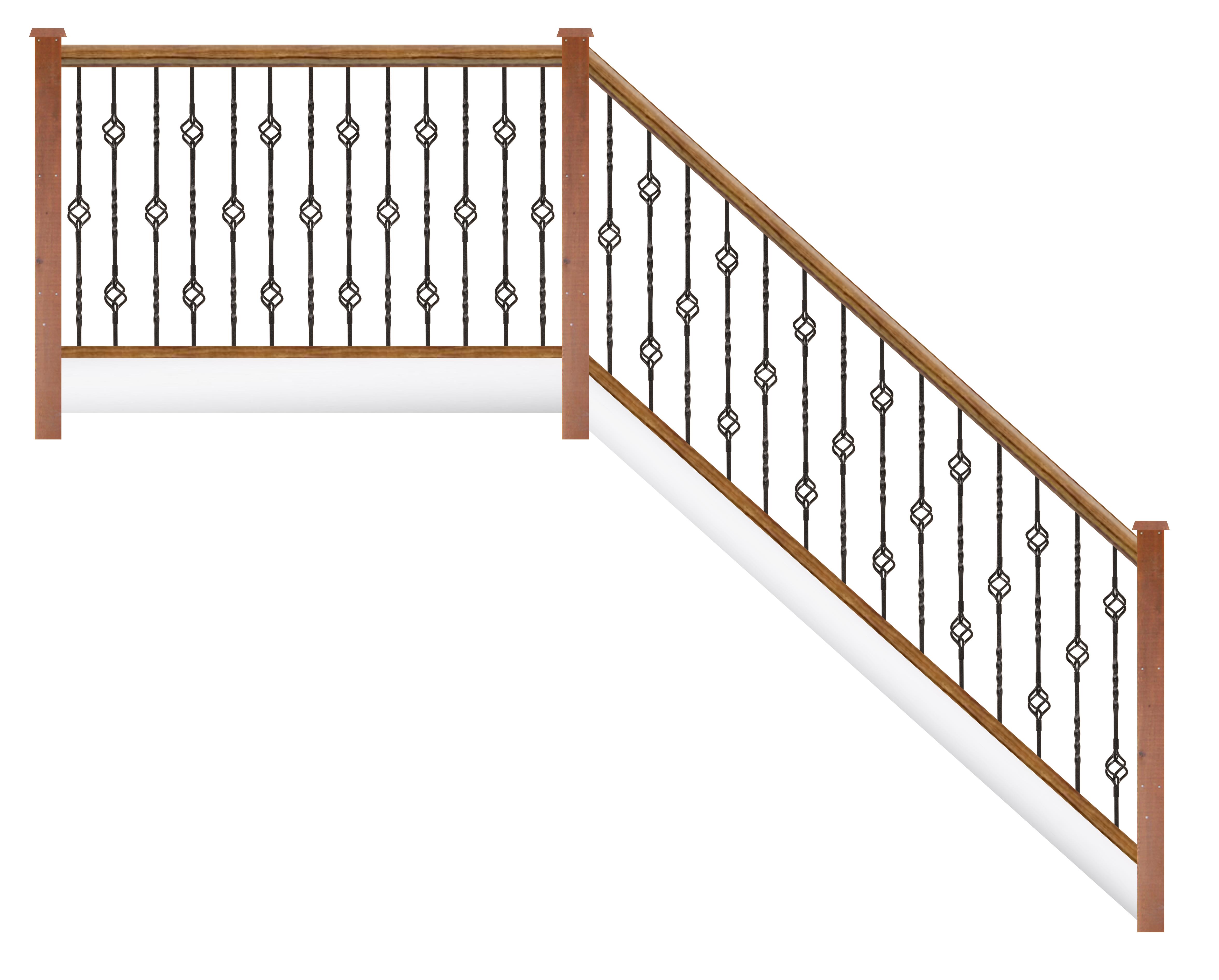 Wonkee Donkee Richard Burbidge Trademark Savannah and Edisto metal spindle staircase designer