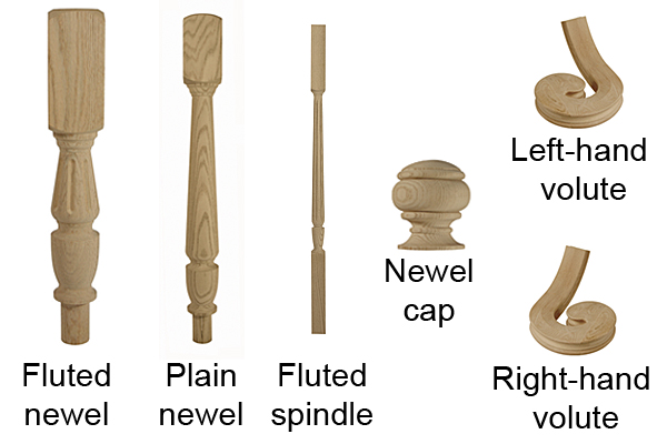 Classic stair parts