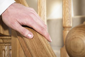 Hand on Heritage handrail