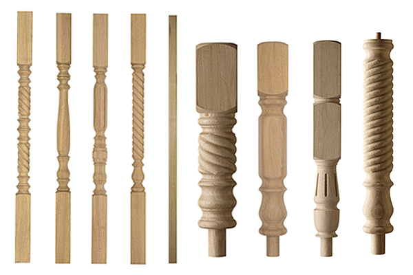 Heritage spindles and newels